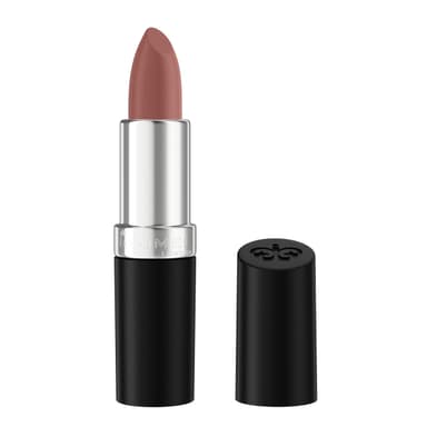 Rimmel Lasting Finish Lipstick 320 Silky Beige, Creamy Satin Finish, Long Lasting 8 HR Wear, Comfortable Formula, Rich Pigment view 1