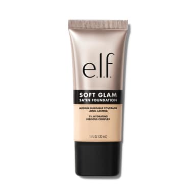 e.l.f. Soft Glam Foundation, Medium Coverage, Long-Lasting & Buildable Foundation For A Smooth, Satin Finish, Vegan & Cruelty-Free, 13 Fair Neutral view 2