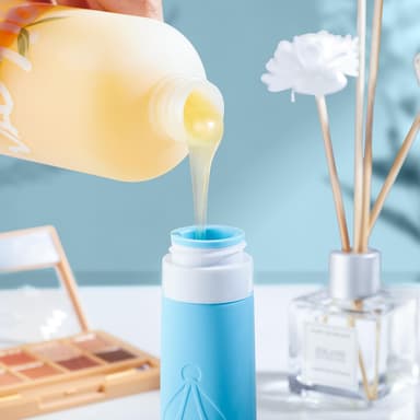 INSFIT Travel Bottles for Toiletries, CAA Approved 90ml Travel Size Toiletries, BPA Free Leak Proof Silicone Containers, Holiday Essentials for Women Travel Essentials for Shampoo with Toiletry Bag view 3