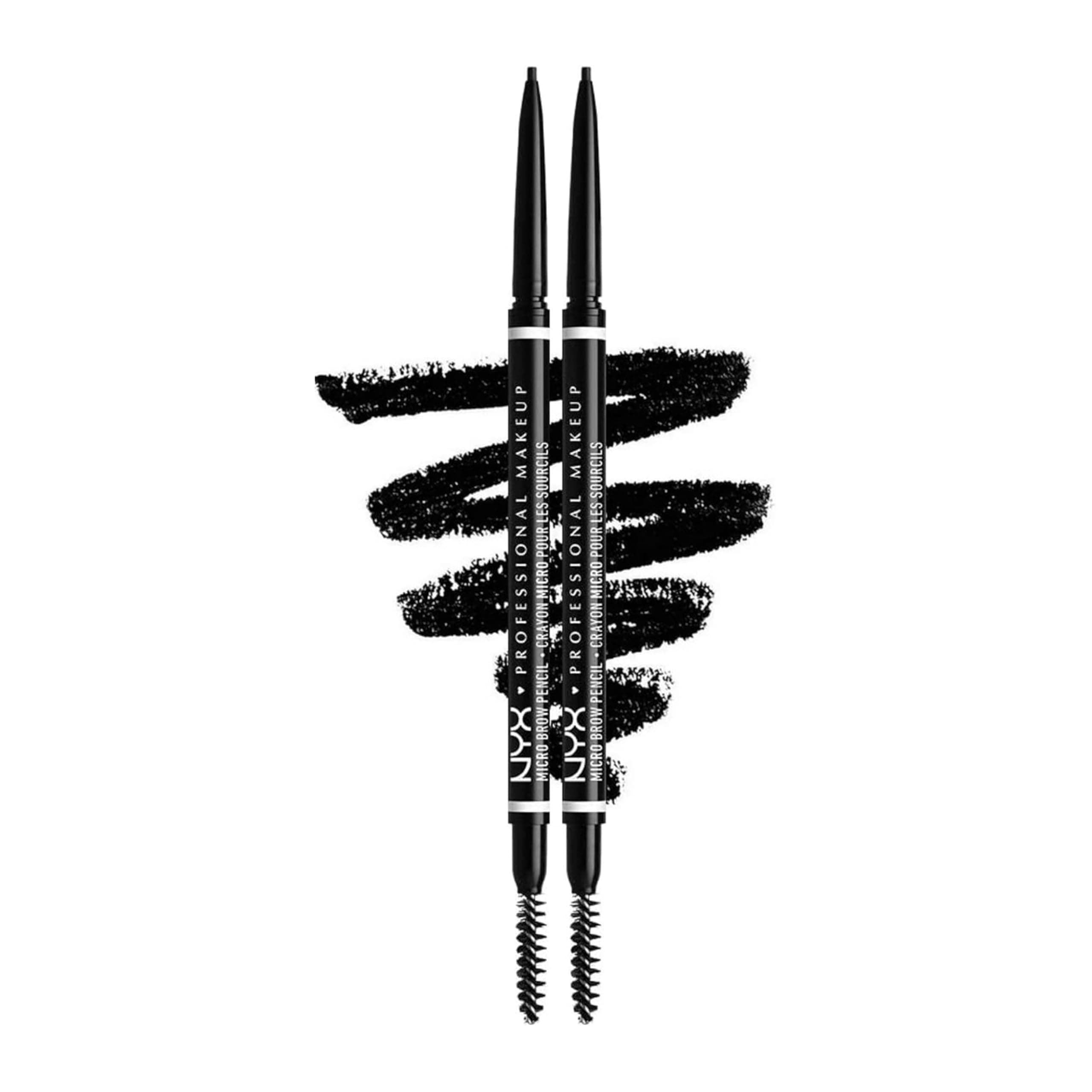 NYX Professional Makeup Micro Brow Pencil, Ultra Slim Eye Brow Pencil with Dual Ended Ultrafine Tip, Waterproof & Smudge-Resistant, Vegan Formula, Shade: Espresso, Pack of 2