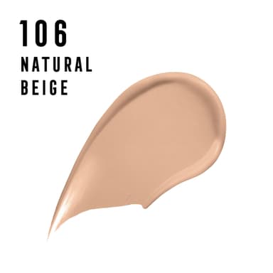 Max Factor Lasting Performance Liquid Foundation, 106 Natural Beige, Full Coverage, Flawless and Radiant Finish, Lightweight Formula, Smudge Resistant, Non Pore-Clogging, Fragrance Free, 35ml view 3