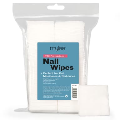 Mylee Pro Nail Wipes Professional Use Gel Removal Soft Pads for Manicure and Pedicure (Pack of 200) view 1