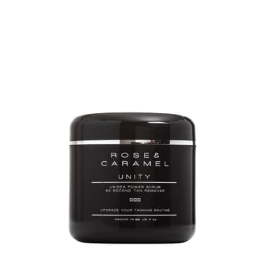 Rose & Caramel Unity Unisex Excel Power Scrub 60 Second Tan Remover view 1