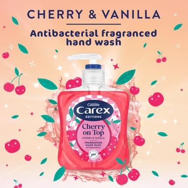 Carex Cherry On Top Antibacterial Handwash 6x250ml, Antibacterial view 4