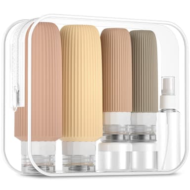 Mrsdry 16 Pack Travel Bottles for Toiletries, Large 6oz Silicone Travel Containers, Leak Proof Refillable Liquid Shampoo And Conditioner Travel Essentials view 1