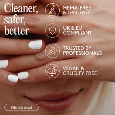 Mylee Gel Nail Polish 8ml [Break The Ice] - UV/LED Soak-Off Nail Art Manicure Pedicure for Professional, Salon & Home Use [White Range] - Long Lasting & Easy to Apply view 4
