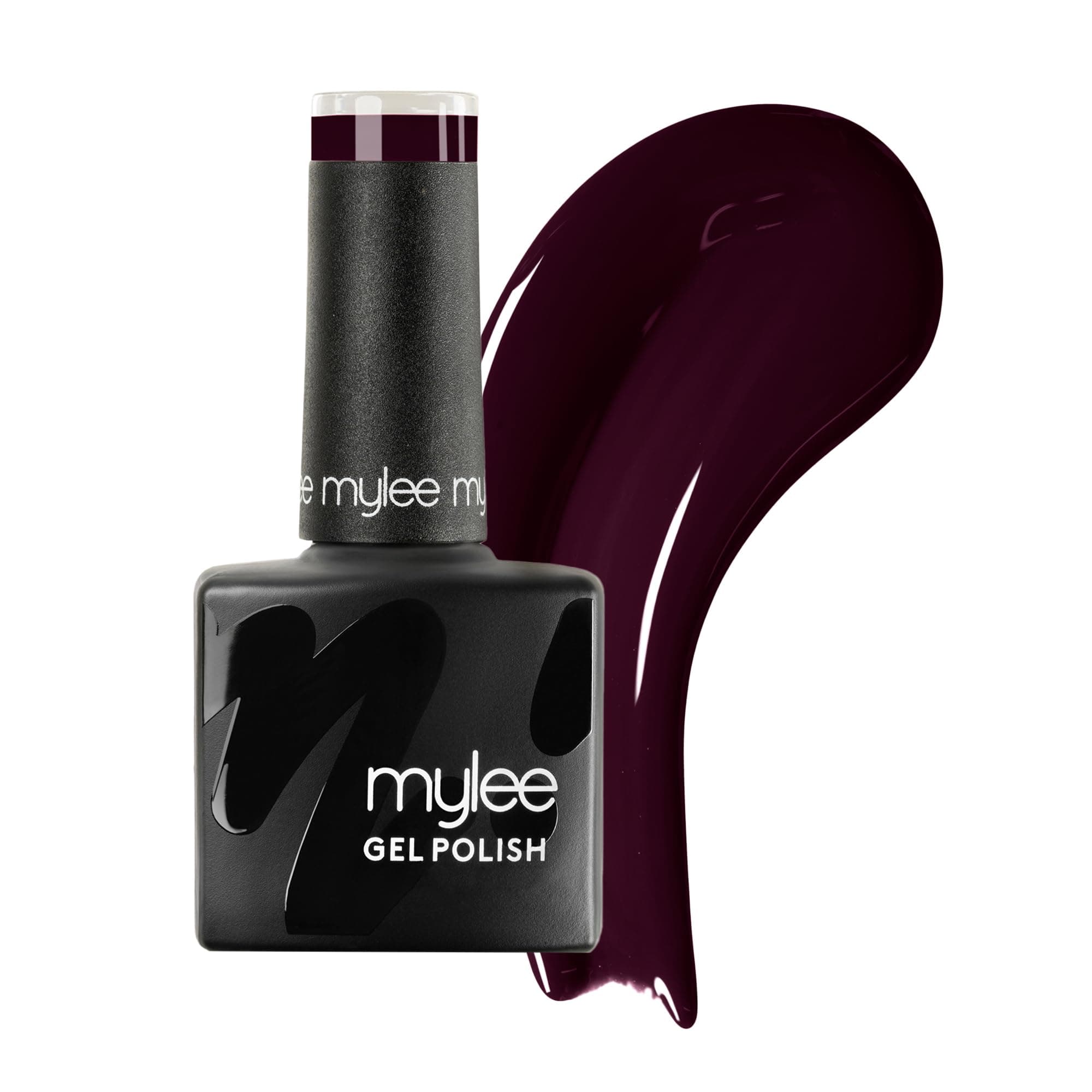 Mylee Gel Nail Polish 8ml [The Dark Night] - UV/LED Soak-Off Nail Art Manicure Pedicure for Professional, Salon & Home Use [Red Range] - Long Lasting & Easy to Apply