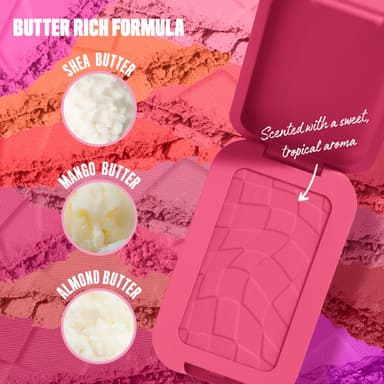 NYX Professional Makeup Buttermelt Powder Blush, Up To 12H Wear, Seamless Blending, Fade and Transfer Resistant, With Shea and Mango Butter, Vegan Formula, Shade: Getting Butta view 2