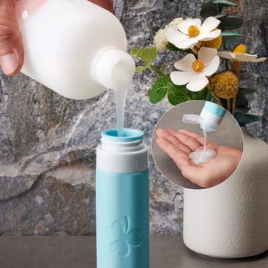 INSFIT 23 Pack Travel Bottles for Toiletries, TSA Approved Silicone Travel Size Toiletries with Toiletry Bag, BPA Free Leak Proof Refillable Travel Essentials for Shampoo Conditioner Lotion view 4
