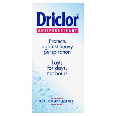 Driclor Antiperspirant Roll On Applicator 20 ml, Strong Antiperspirant for Excessive Sweating view 1