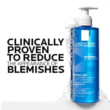 La Roche Posay Effaclar Purifying Foaming Gel for oily sensitive skin 400ml view 3