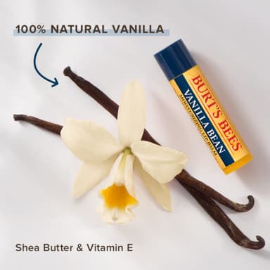 Burt's Bees Lip Balm Duo Pack, Includes Moisturising Beeswax with Peppermint & Vitamin E and Vanilla Bean, 2x4.25g view 4