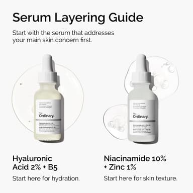 The Ordinary Hyaluronic Acid 2% + B5 (with Ceramides), Multi-Depth Hydration Serum for Plumper, Smoother Skin, 30ml view 4