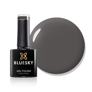 Bluesky Gel Nail Polish, Dark Grey A086, Long Lasting, Chip Resistant, 10 ml (Requires Drying Under UV LED Lamp) view 1