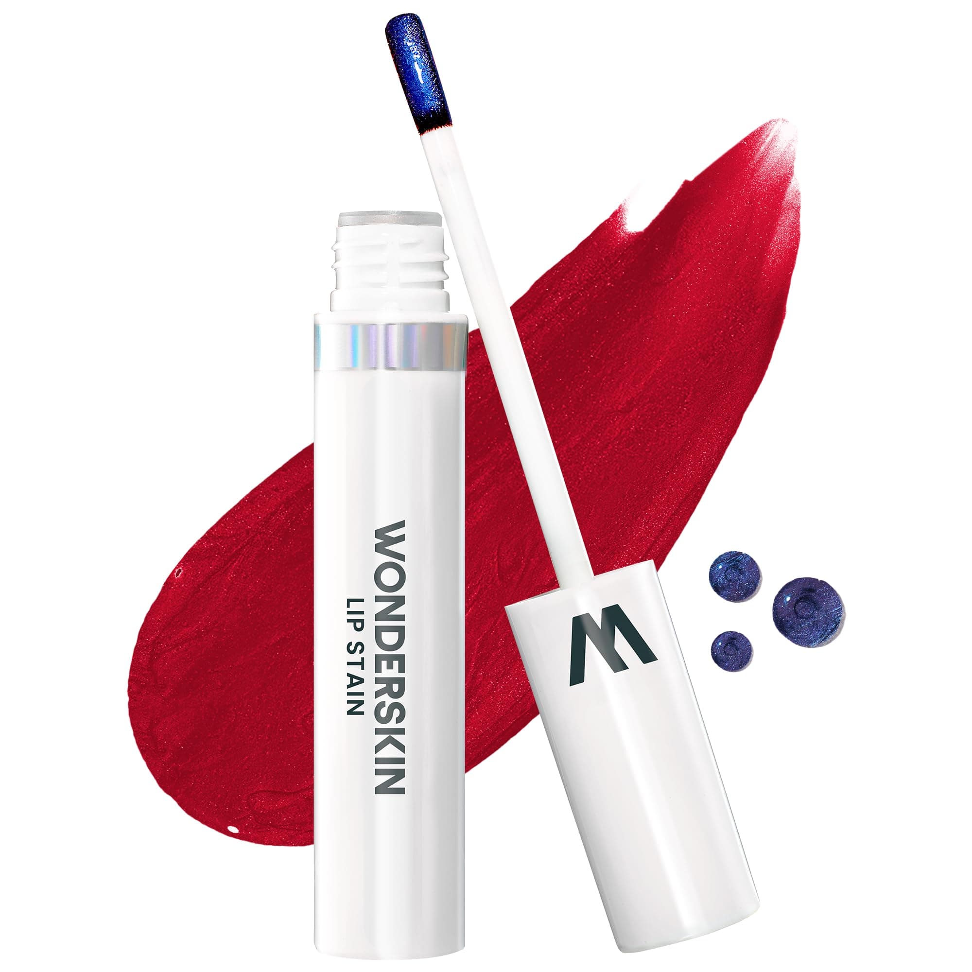 Wonderskin Wonder Blading Lip Stain Peel Off Masque - Long Lasting, Waterproof and Transfer Proof Red Lip Tint, Matte Finish Peel Off Makeup (Divine Masque)