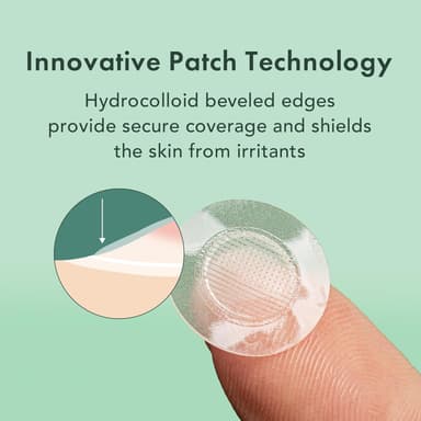 Rael Pimple Patches, Miracle Microcrystal Spot Cover - Korean Skincare, Acne Treatment Patch with Tea Tree Oil for Early Stage, Hydrocolloid, Vegan & Cruelty Free (9 Count) view 3