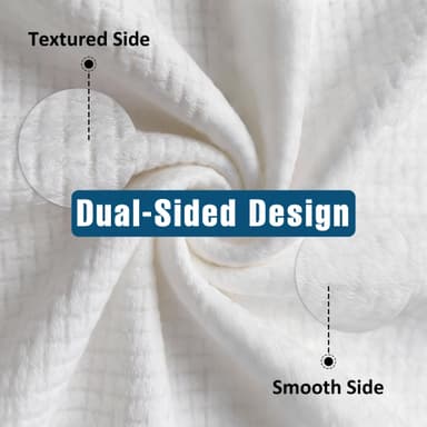 Ourmed Life Face Towels, Disposable Biodegradable Facial Towels for Sensitive Skin, Lint- Free Face Wipes for Washing Face, Skincare and Makeup Remover, Dry Wipes, 10"×7.8" Extra Large, 180 Count view 4