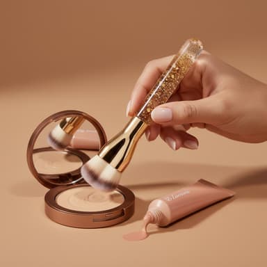 Blending Liquid Makeup Foundation Brush - Face, Contour Kabuki, Highlighter Brush - Perfect For Mineral Cream, Powder, Bronzer, Blush, Highlighter - Pro Quality Synthetic Bristles view 3