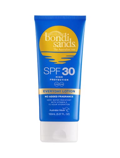 Bondi Sands Fragrance Free Sunscreen Lotion SPF 30 | Non-Greasy Broad-Spectrum Formula Moisturises, Soothes, and Protects Skin, Water Resistant Up To 4 Hours + Cruelty Free | 150 mL/5.07 Oz view 1