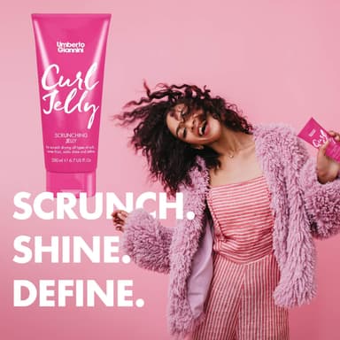 Umberto Giannini Curl Jelly Scrunching Jelly, Vegan & Cruelty Free Frizz Solution Gel for Curly or Wavy Hair, 200 ml (3 Pack) view 4