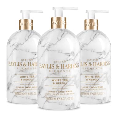 Baylis & Harding Elements White Tea & Neroli Hand Wash, 500 ml (Pack of 3) - Vegan Friendly view 1