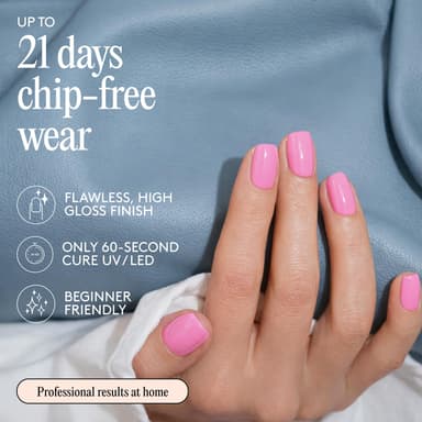 Mylee Gel Nail Polish 8ml [Candy girl] - UV/LED Soak-Off Nail Art Manicure Pedicure for Professional, Salon & Home Use [Pink Range] - Long Lasting & Easy to Apply view 3