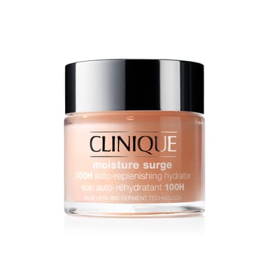 Clinique Moisture Surge 100H Auto-Replenishing Hydrator Oil Free Face Moisturiser With Hyaluronic Acid + Aloe Vera Bioferment For All Skin Types | Hydrating + Moisturising view 1