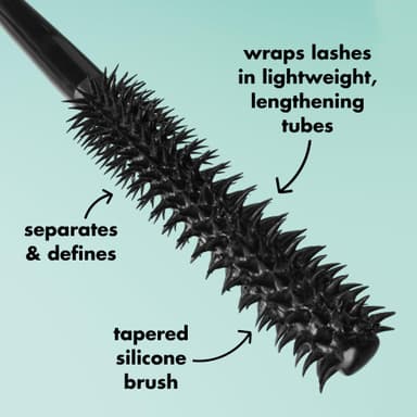 e.l.f. Lash XTNDR Mascara, Long-Lasting & Buildable For The Look Of Lash Extensions, Clump & Flake Free, Vegan & Cruelty-Free, Pitch Black view 4