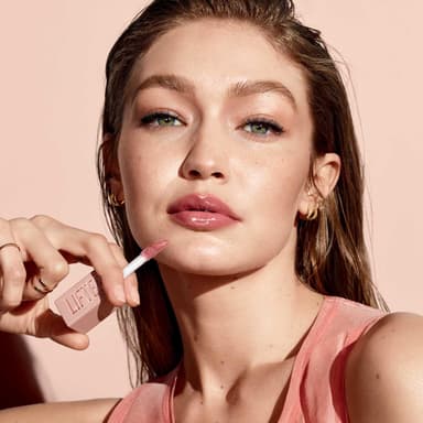 Maybelline Lifter Gloss, Hydrating Lip Gloss with Hyaluronic Acid, Creates Fuller-Looking, Shiny, Moisturised and Plumped Lips. Non-sticky, 003 Moon (Nude Pink) view 3