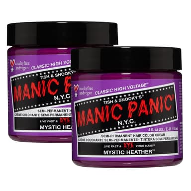 Manic Panic High Voltage® Classic Cream Formula Colour Hair Dye 118ml (Mystic Heather™) - 2 PACK view 1