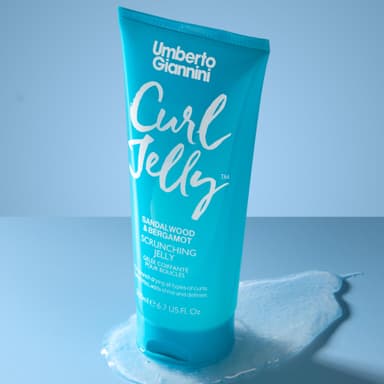 Umberto Giannini Bergamot & Sandalwood Fragrance Edition Curl Jelly 200ml, Lightweight Gel for Natural, Long-Lasting Definition, For Waves, Curls & Coils view 3