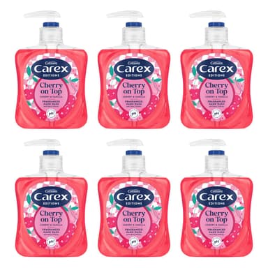 Carex Cherry On Top Antibacterial Handwash 6x250ml, Antibacterial view 1
