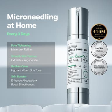 VT COSMETICS CICA Reedle Shot 300, Spicule Microneedling Serum for Pore Care & Exfoliation, Exosome & Centella Asiatica for Glass Skin, Smooth Skin Texture, Korean Skin Booster (1.69 Fl Oz / 50ml) view 3