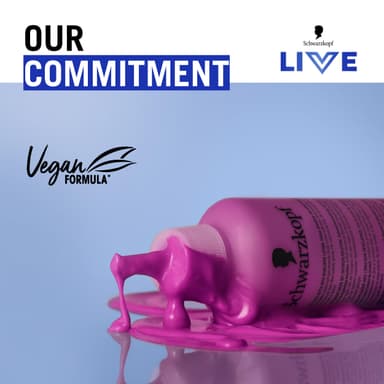 Schwarzkopf LIVE Intense Colour U67 Blue Mercury, Long-lasting Permanent Blue Hair Dye, With Extra Colour Refresh Gloss view 4