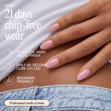 Mylee Gel Nail Polish 8ml [Strawberry Milkshake] - UV/LED Soak-Off Nail Art Manicure Pedicure for Professional, Salon & Home Use [Pink Range] - Long Lasting & Easy to Apply view 3