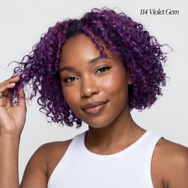 Adore Shining Semi Permanent Hair Colour, 114 Violet Gem view 2
