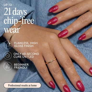 Mylee Gel Nail Polish 8ml [Raspberry ] - UV/LED Soak-Off Nail Art Manicure Pedicure for Professional, Salon & Home Use [Red Range] - Long Lasting & Easy to Apply view 3