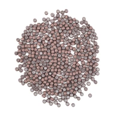 Vlasy Silicone Lined Nano Rings Beads for Nano Tip Hair Extensions Micro Nano Beads (400pcs, Medium Brown) view 1