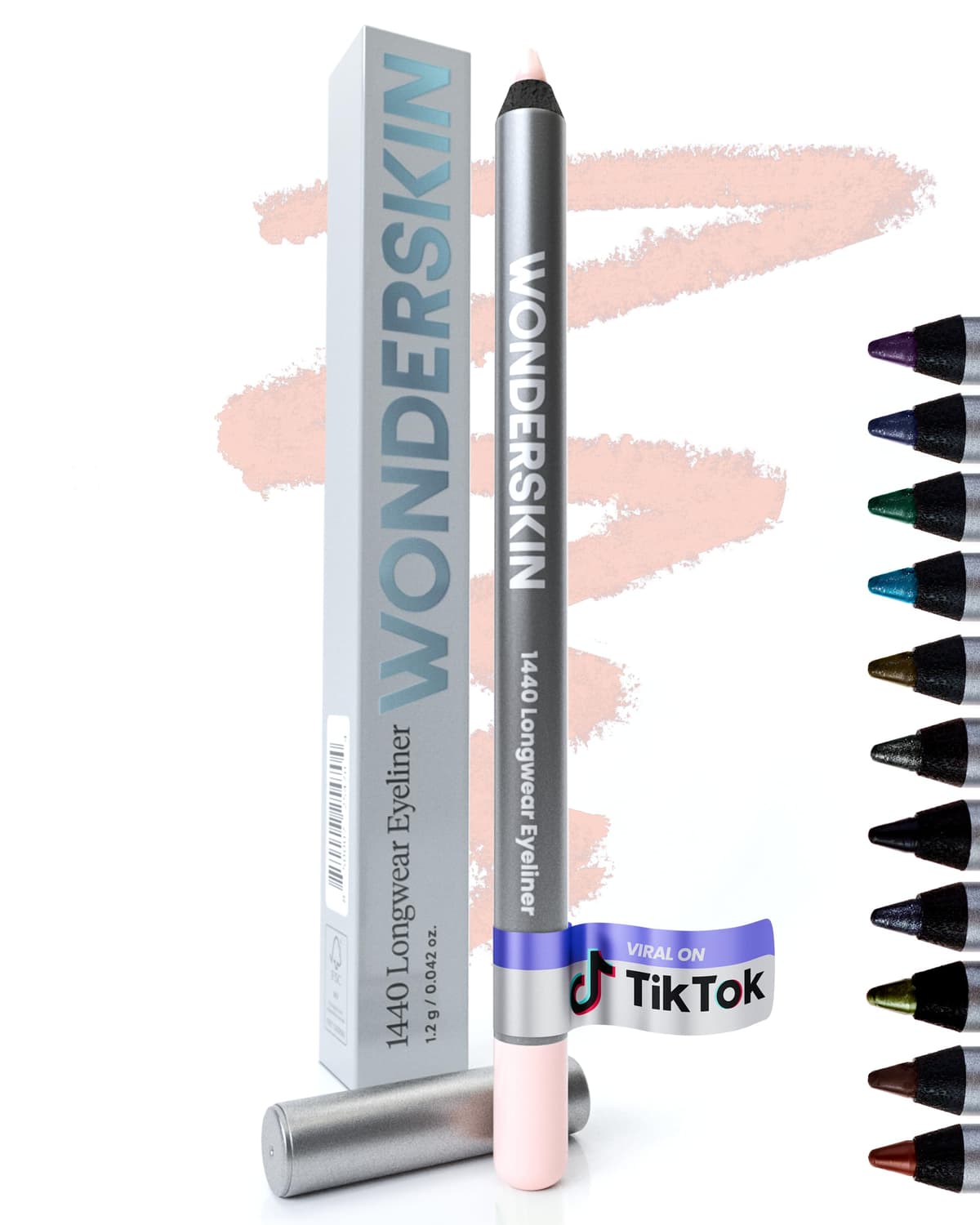 Wonderskin 1440 Long Lasting Waterproof Eyeliner Pencil (Icing)