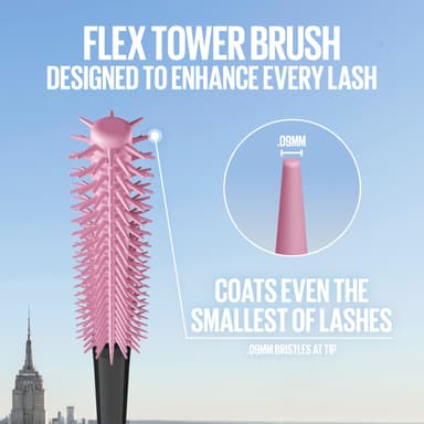 Maybelline Mascara, Lash Sensational Sky High Volumizing & Thickening, Eyelash Lengthening, Flake-Free Formula, Waterproof Mascara, Full Volume Mascara, Colour: Black view 4