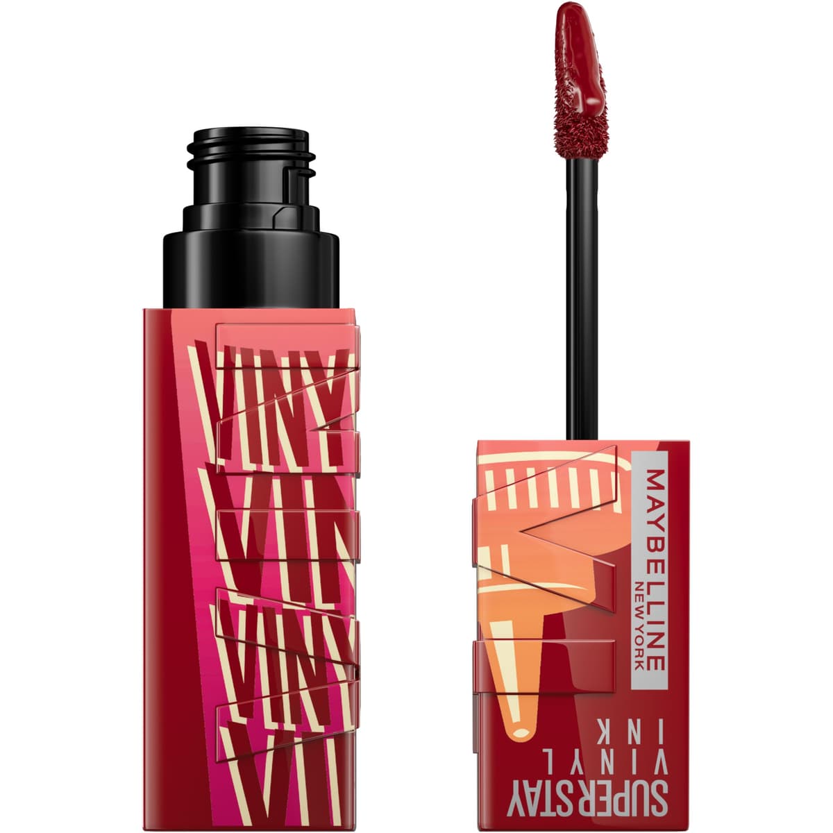 Maybelline New York Liquid Lipstick, Super Stay Vinyl Ink Sauce Liquid Lip Colour, Smudge-free Makeup, Long Lasting up to 16h, Shine Finish, No Budge, Vegan Formula, Shade: 195 Barbecue