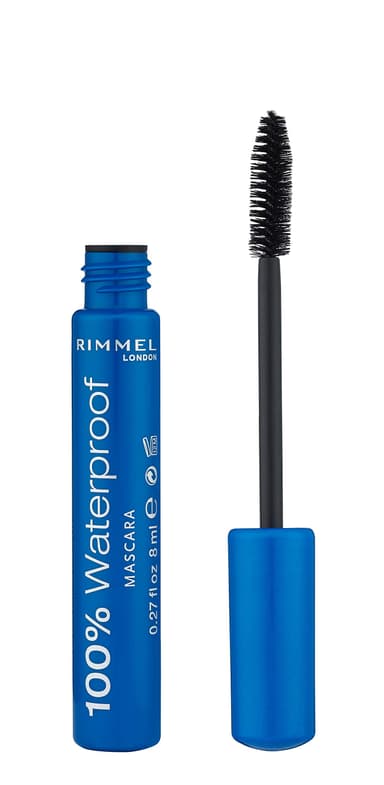 Rimmel Waterproof Mascara, Brown Black, 8ml view 1