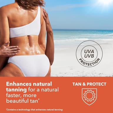 Piz Buin Tan & Protect, sunscreen oil spray with sun protection LSF 15, waterproof and quickly absorbed, 150 ml view 4