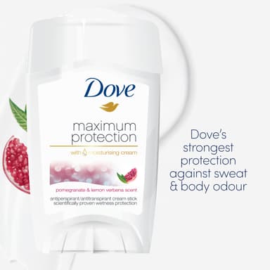 Dove Maximum Protection Pomegranate & Lemon Verbena Anti-perspirant Cream Stick 3x 45 ml view 3