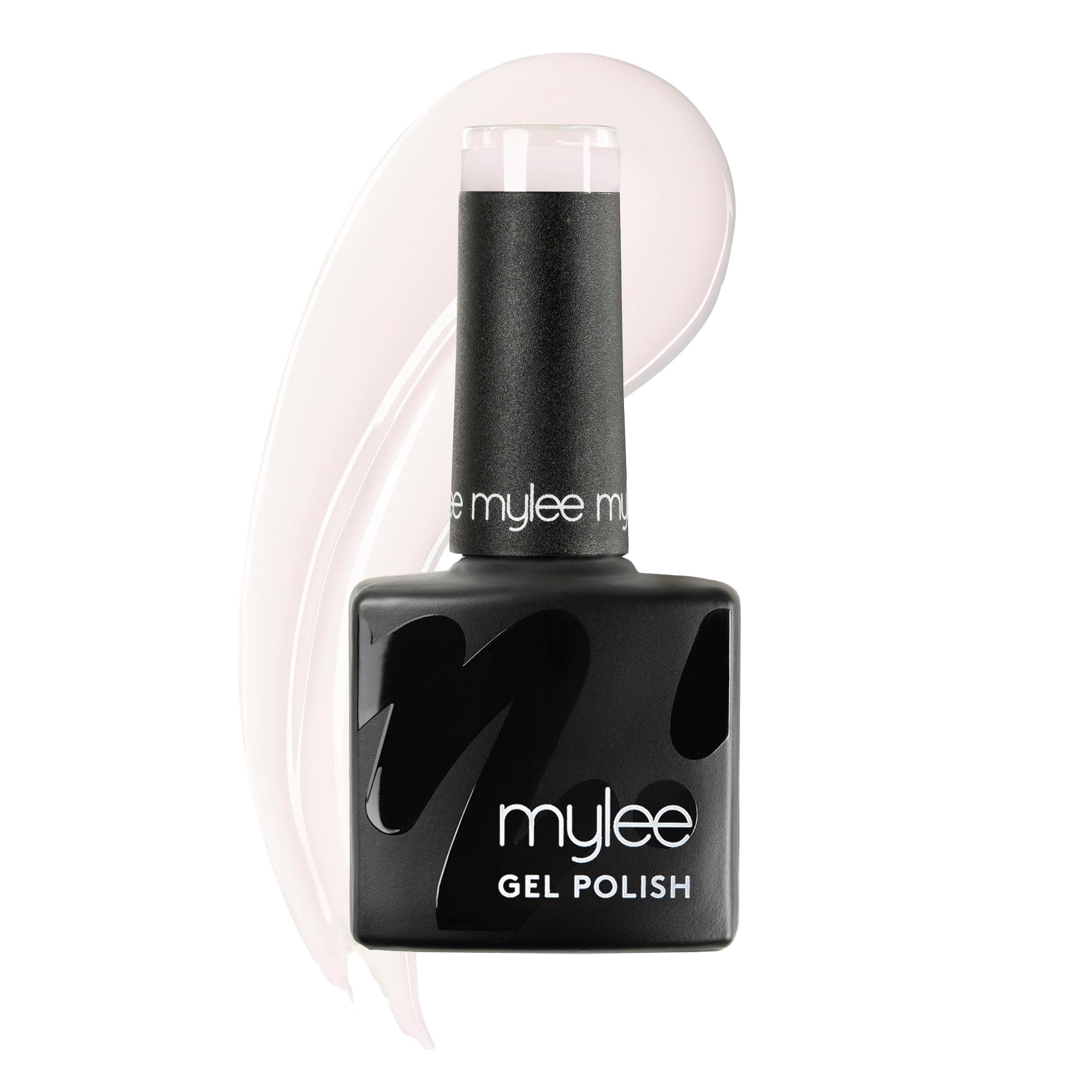 Mylee Gel Nail Polish 8ml [Garter] - UV/LED Soak-Off Nail Art Manicure Pedicure for Professional, Salon & Home Use [White Range] - Long Lasting & Easy to Apply
