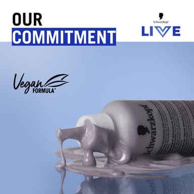 Schwarzkopf LIVE Intense Colour U71 Metallic Silver, Long-lasting Permanent Silver Hair Dye, With Extra Colour Refresh Gloss view 4