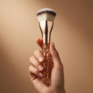 Blending Liquid Makeup Foundation Brush - Face, Contour Kabuki, Highlighter Brush - Perfect For Mineral Cream, Powder, Bronzer, Blush, Highlighter - Pro Quality Synthetic Bristles view 2