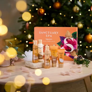 SANCTUARY Spa Signature Perfect Pamper Parcel – Luxury Bath & Body Gift Set for Women with Body Wash, Lotion & More – Relaxing Spa Gift for Her, Ideal for Birthday, Christmas or Self Care view 3