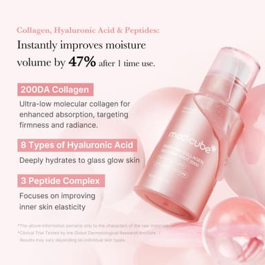 medicube PDRN Pink Collagen Exosome Shot Serum 2,000 PPM | Liquid Skin Booster | Exosome, Salmon DNA PDRN, Spicules | Uneven Skin Tone, Pore Care, Skin Texture | Korean Skin Care 1.01 fl.oz view 3