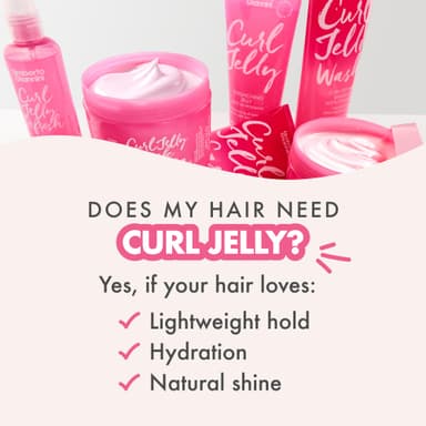 Umberto Giannini Curl Jelly Care, Vegan & Cruelty Free De-Frizz Conditioner for Curly or Wavy Hair, 250 ml view 2
